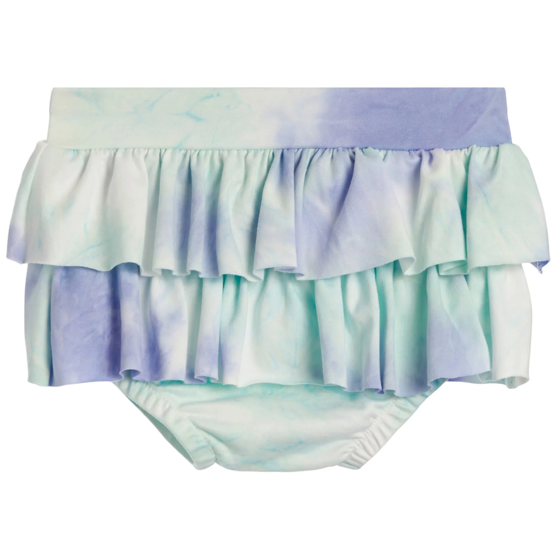 2pc Mint & Lavender Tie Dye Skirted Diaper Set