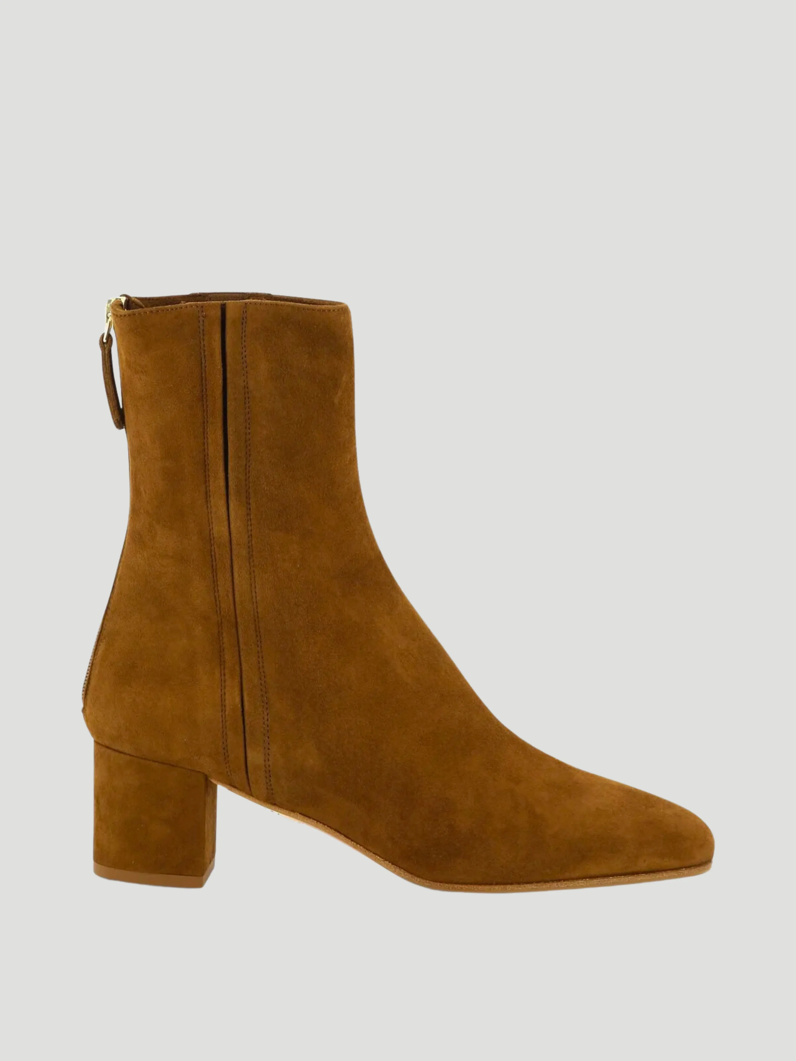 50mm Suede Groove Ankle Boot