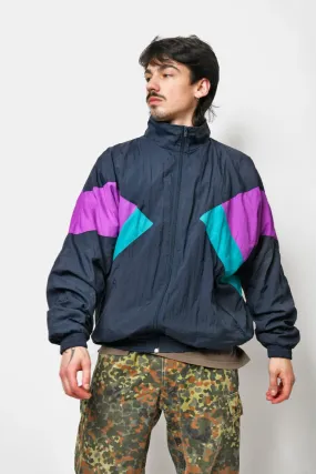 80s windbreaker shell jacket