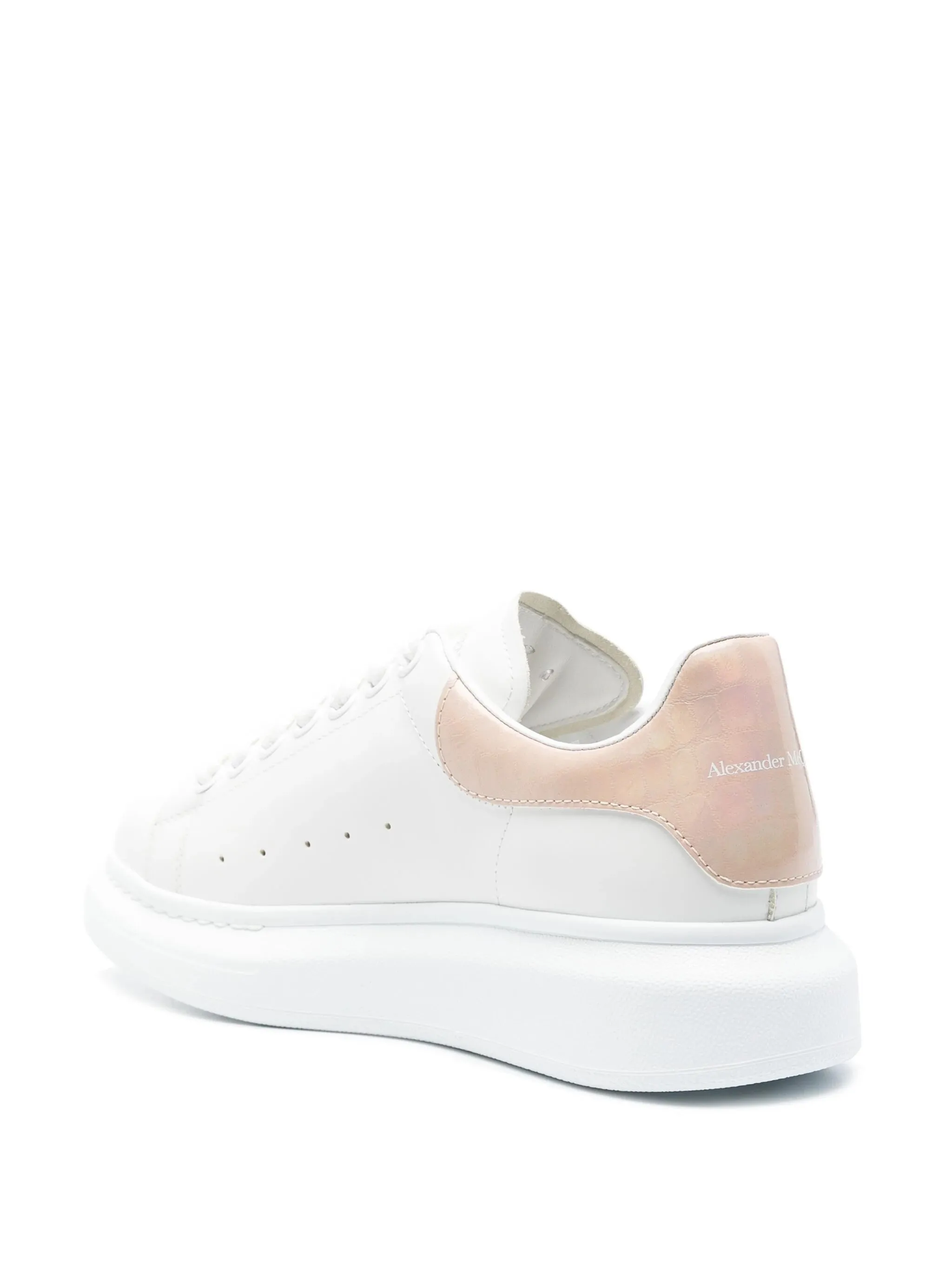 Alexander McQueen crocodile-detail leather sneakers