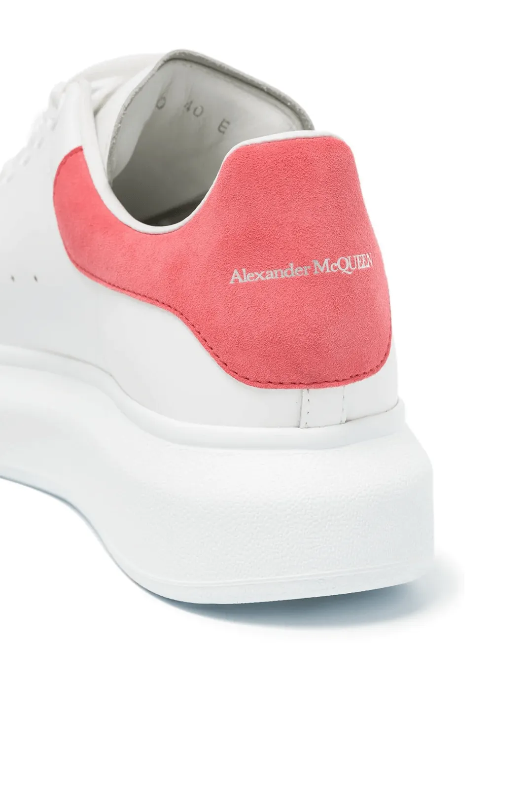 Alexander McQueen Oversized White Coral Sneakers