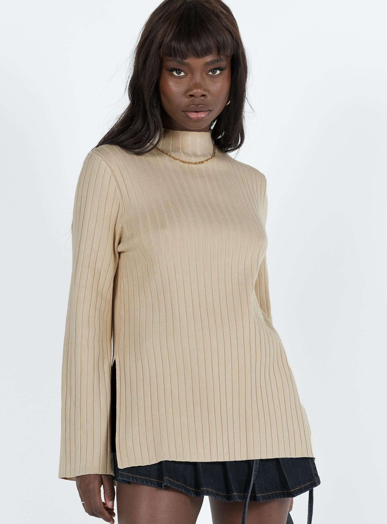 Allen Ribbed Sweater Cream