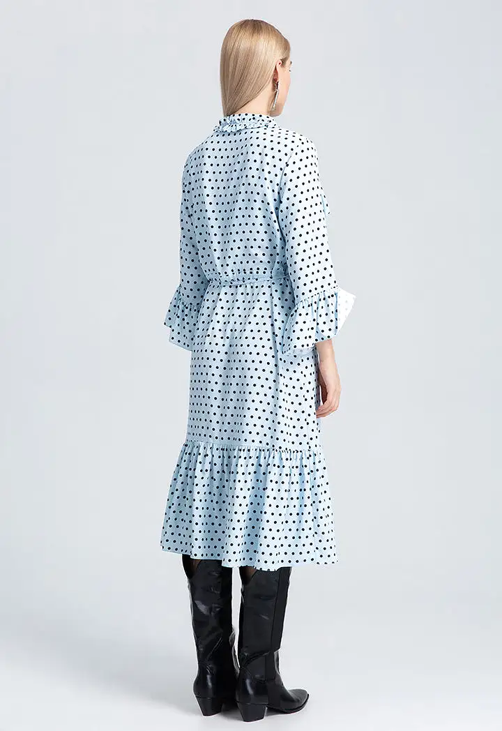 Allover Polka Dots Dress