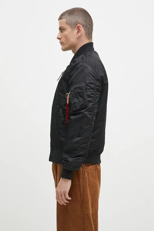 Alpha Industries bomber jacket MA-1 VF 59 men's black color 191118.03