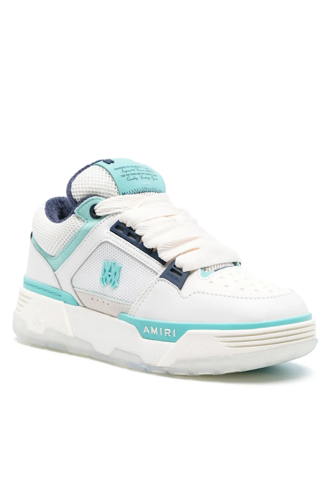 Amiri Ma-1 White Sky Blue Sneakers