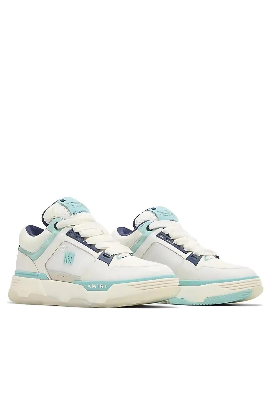 Amiri Ma-1 White Sky Blue Sneakers