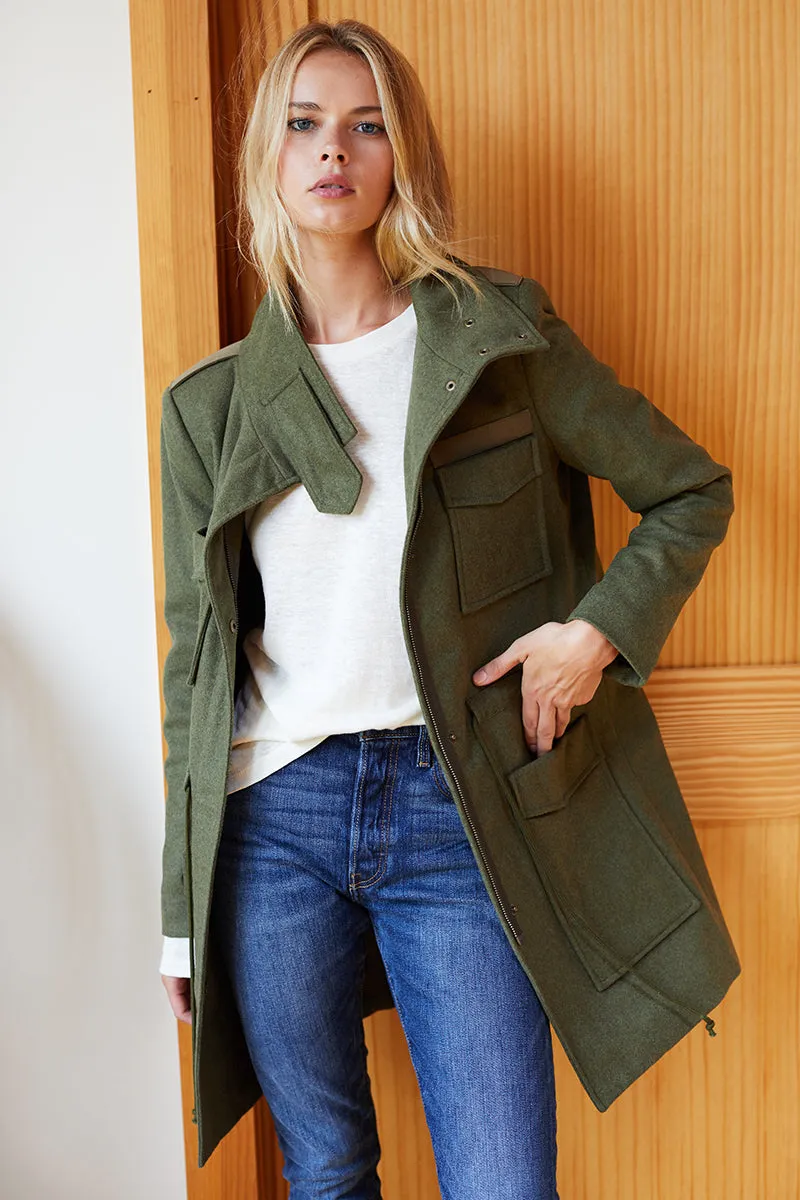 Army Coat - Army Wool