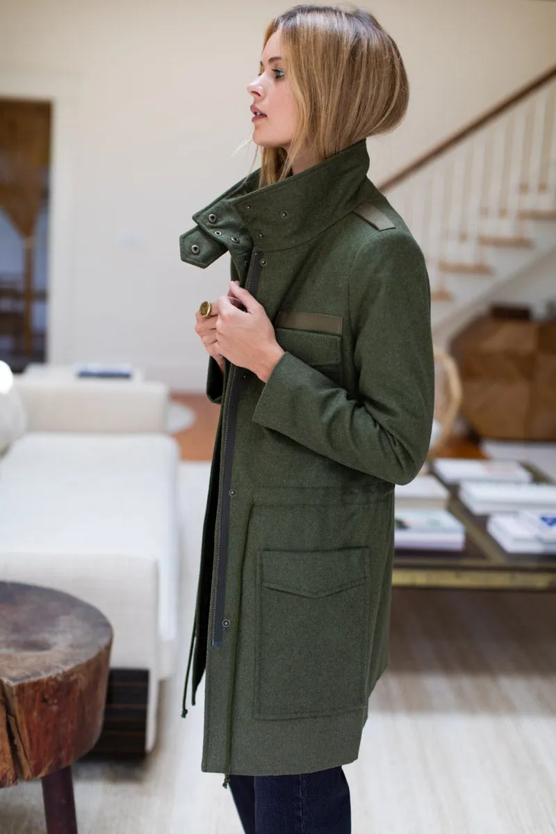 Army Coat - Army Wool