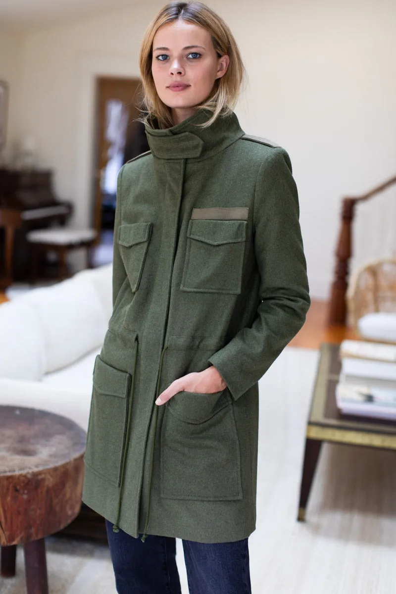 Army Coat - Army Wool