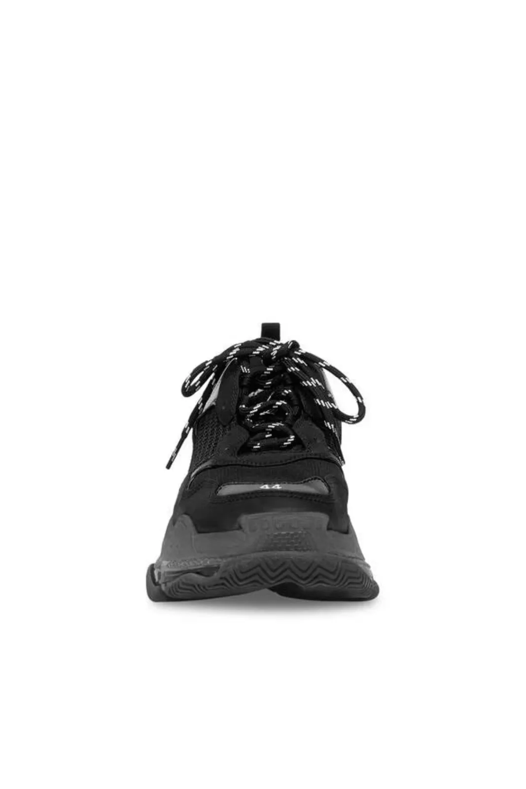 Balenciaga Triple S Clear Sole in Black Sneakers