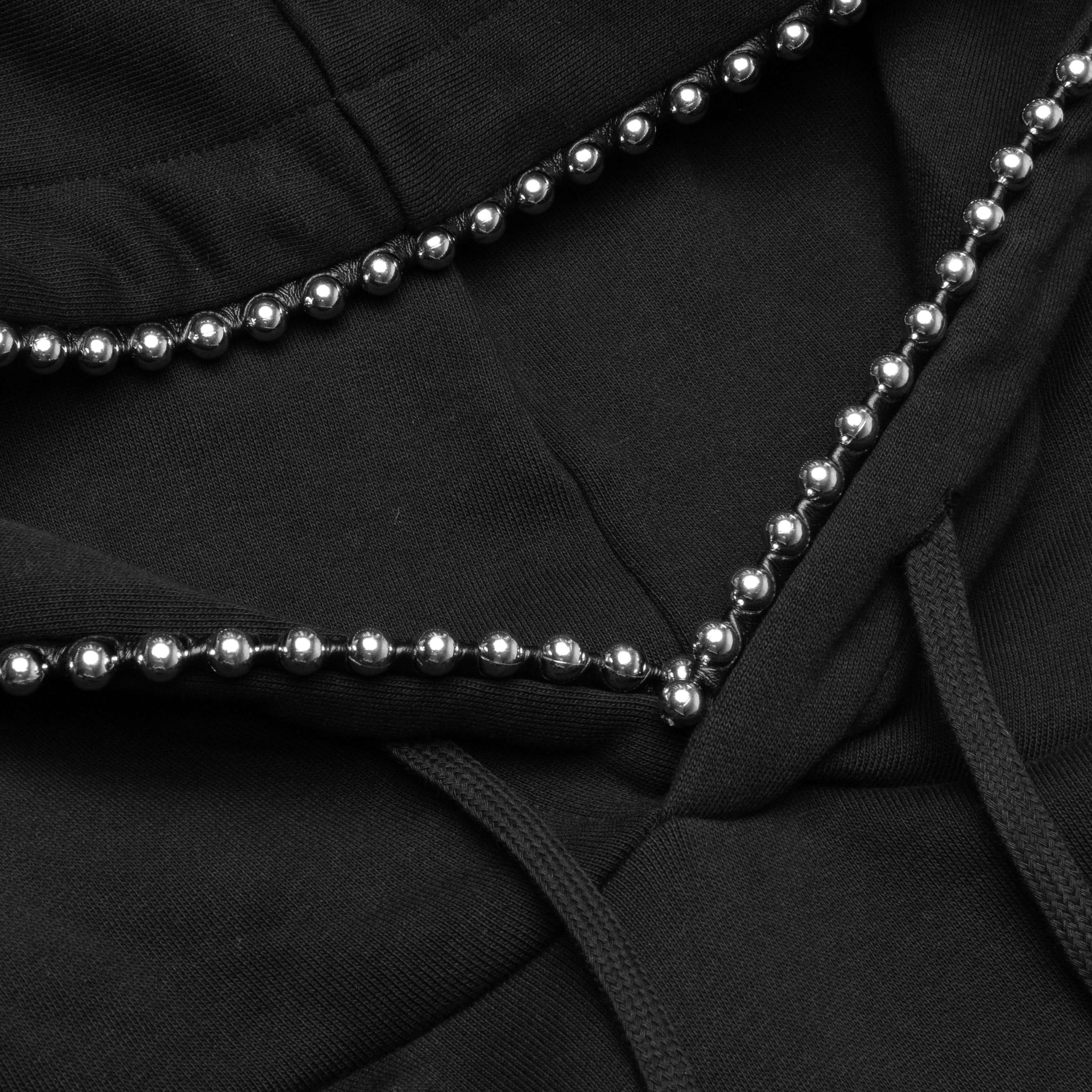 Ball Chain Hoodie - Black