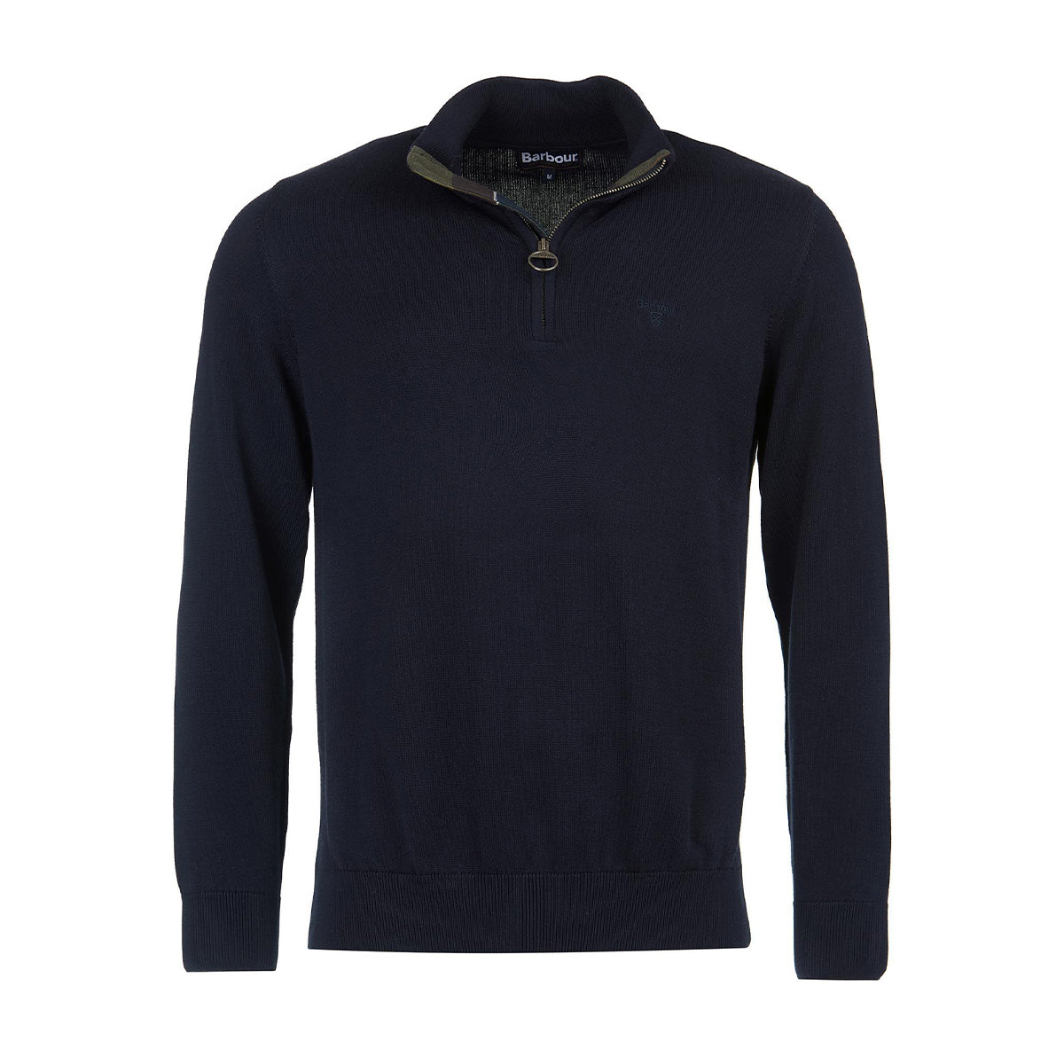 Barbour - Cotton Half Zip Jumper in Navy