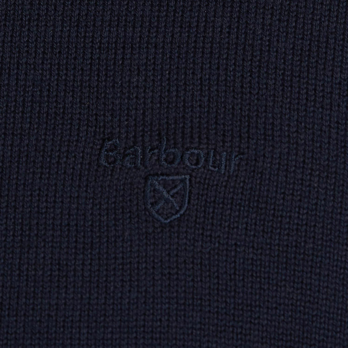 Barbour - Cotton Half Zip Jumper in Navy