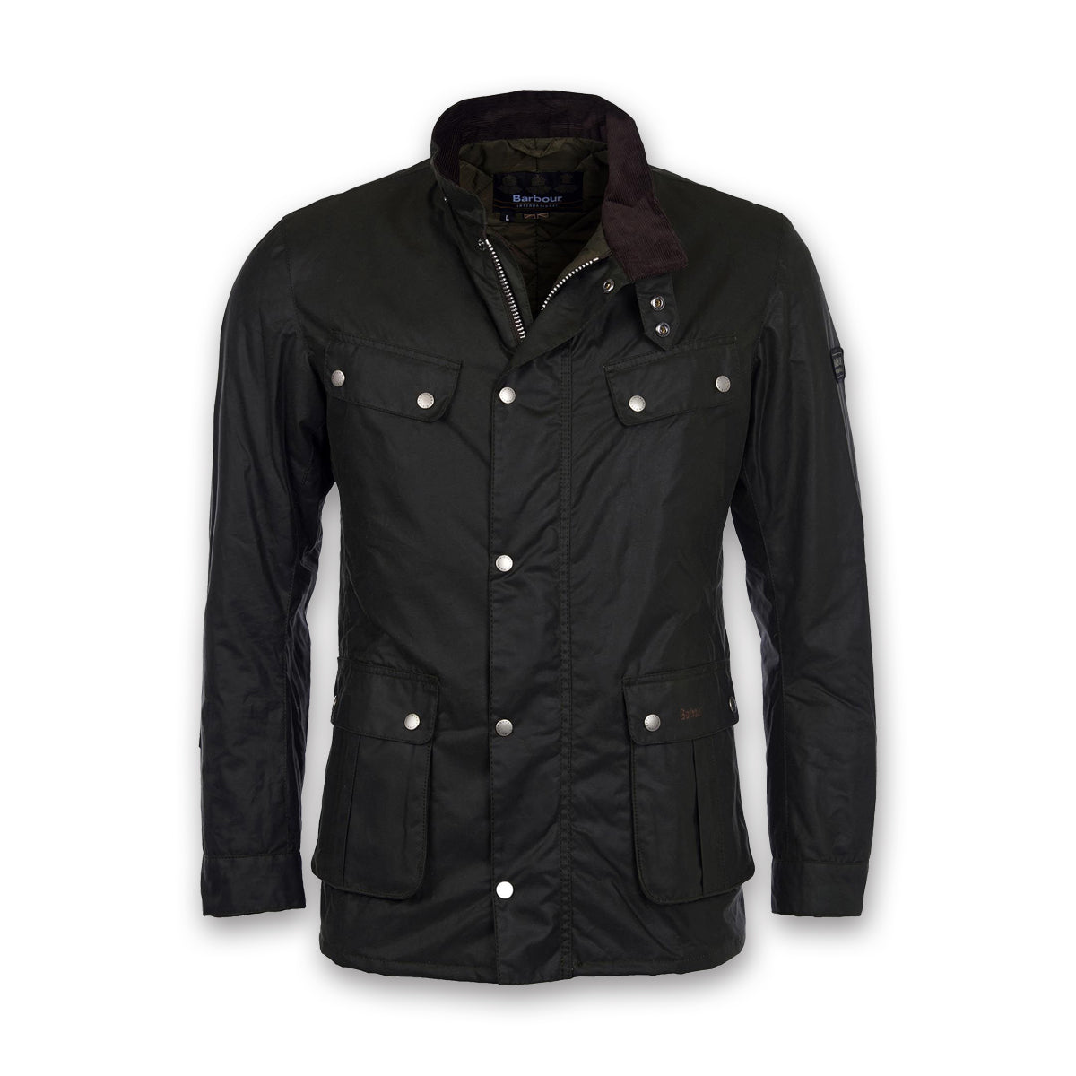 Barbour International - Tourer Duke Wax Jacket in Sage