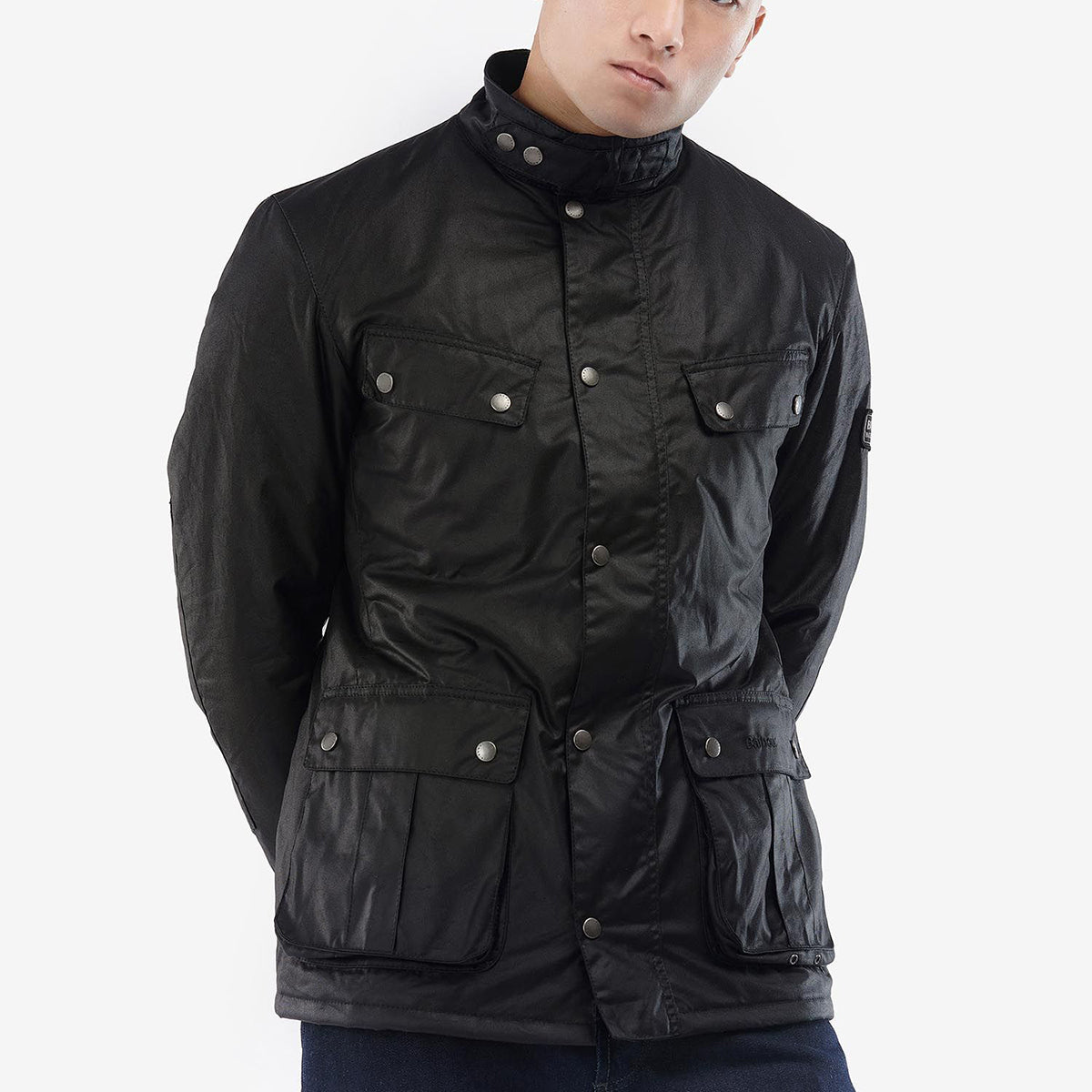 Barbour International - Tourer Duke Wax Jacket in Sage