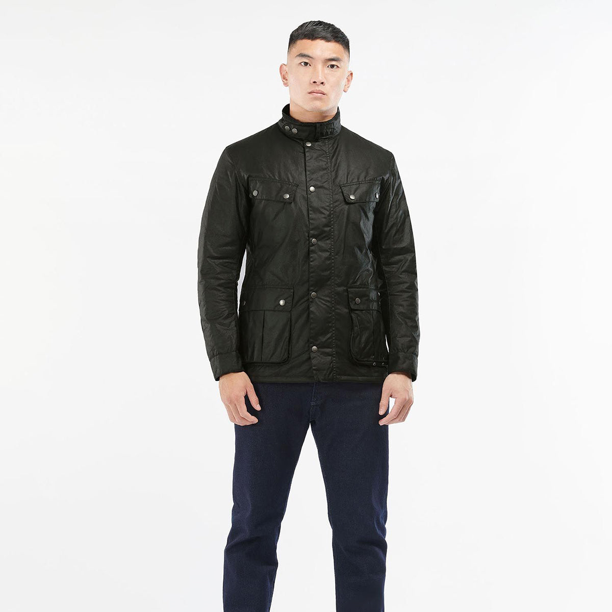 Barbour International - Tourer Duke Wax Jacket in Sage