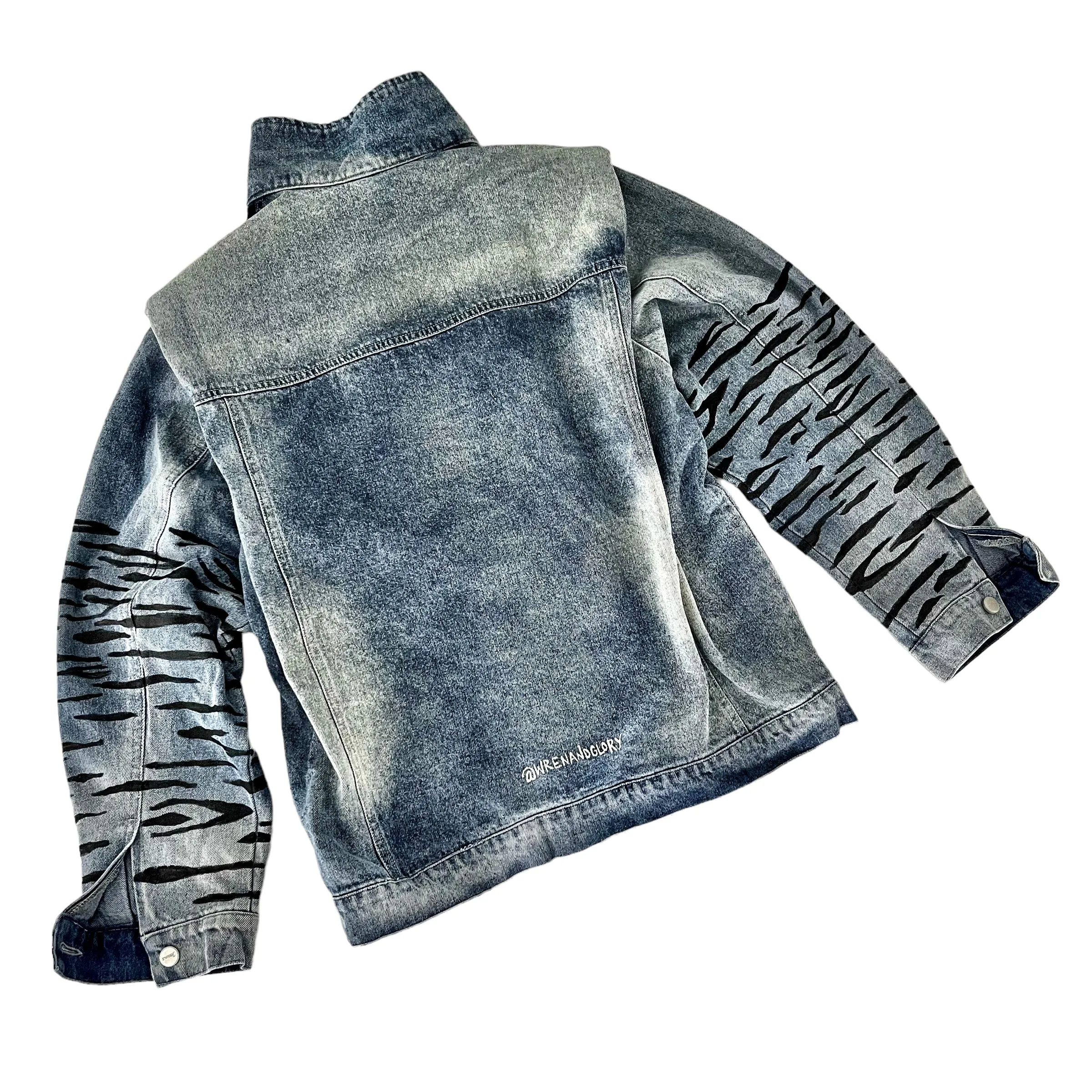 'Beyond Zebra' Denim Jacket