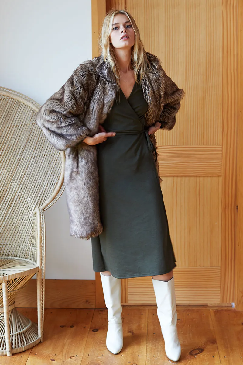 Big Faux Fur Coat