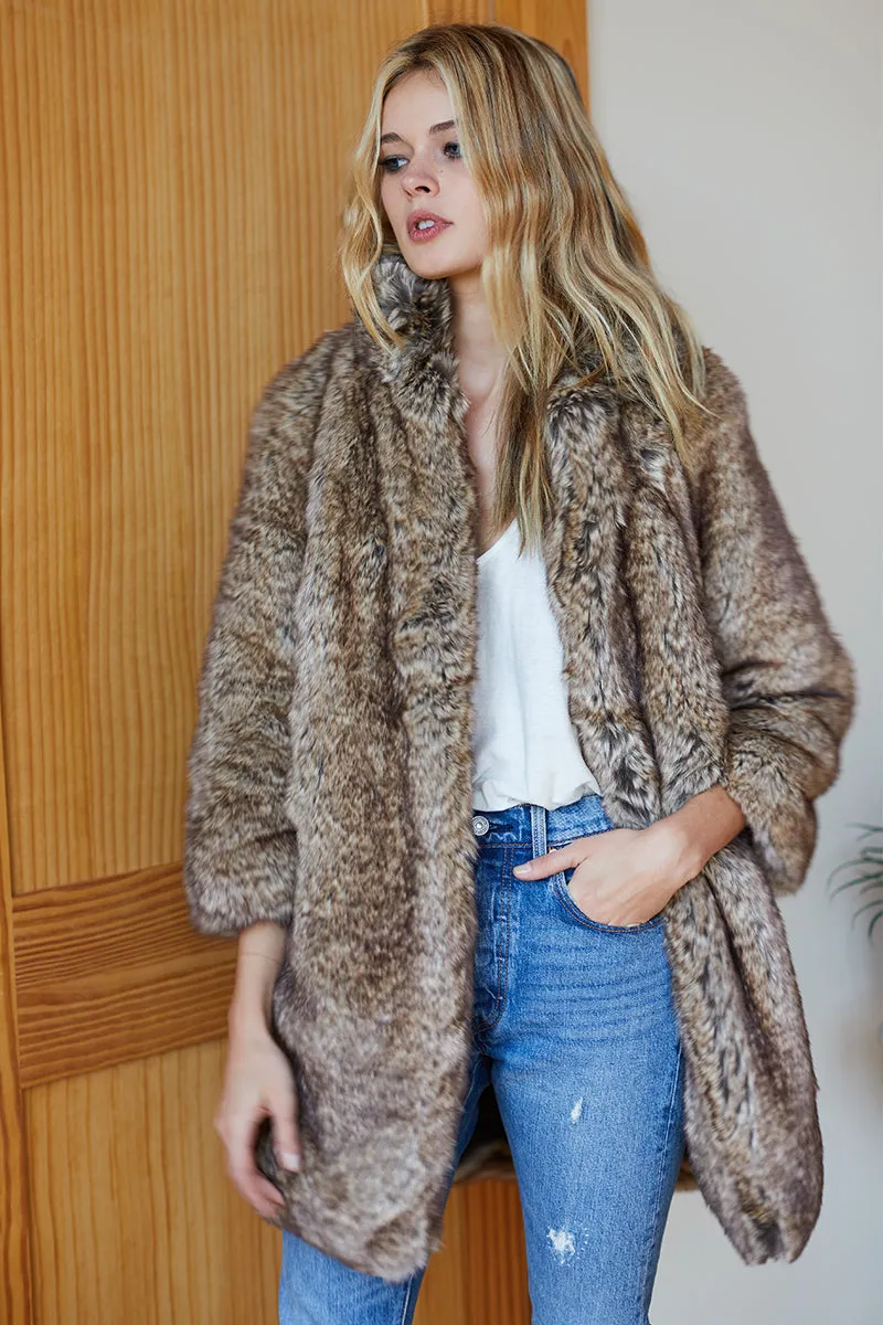 Big Faux Fur Coat