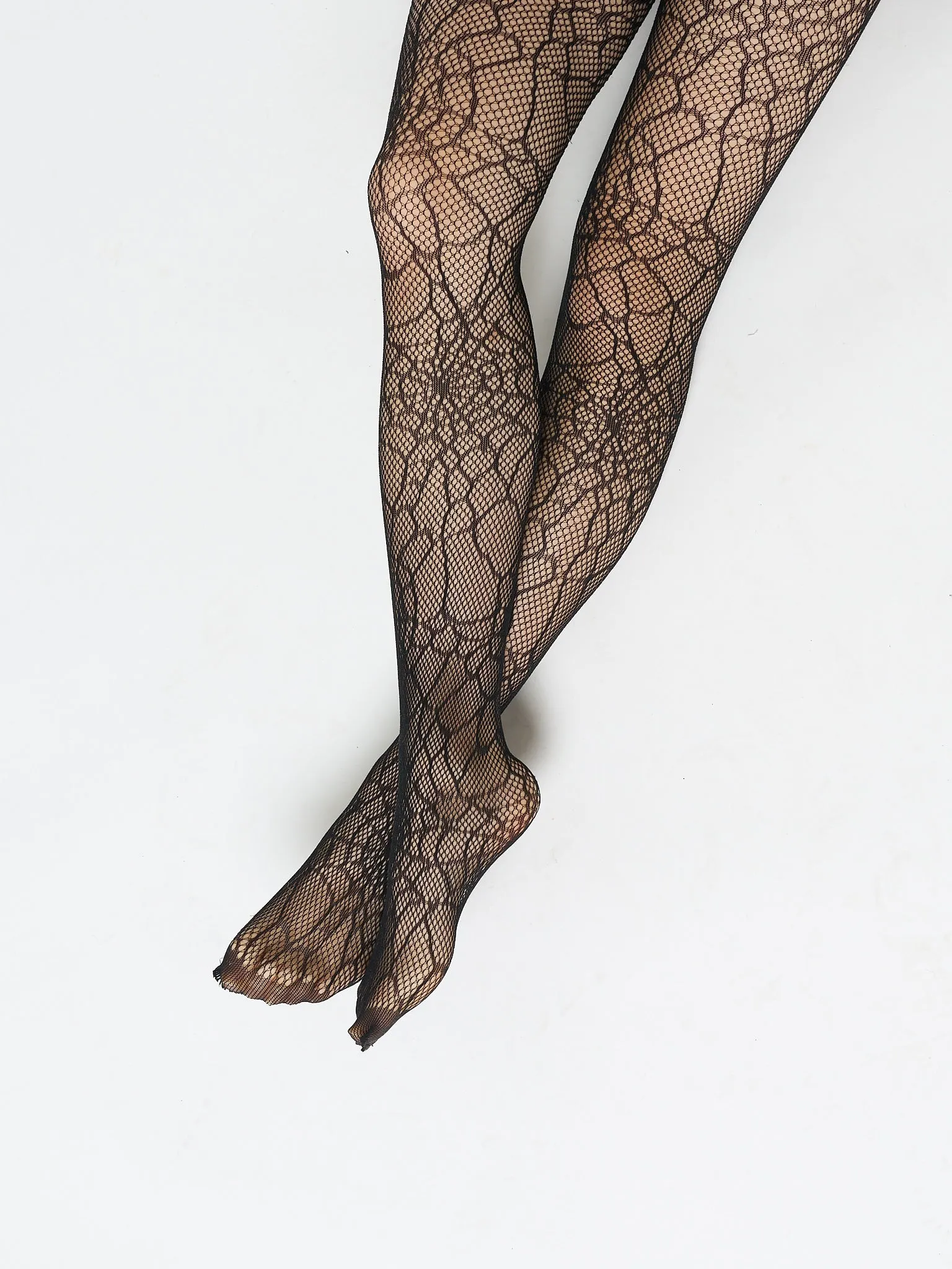 Black Forest Web Patterned Tights