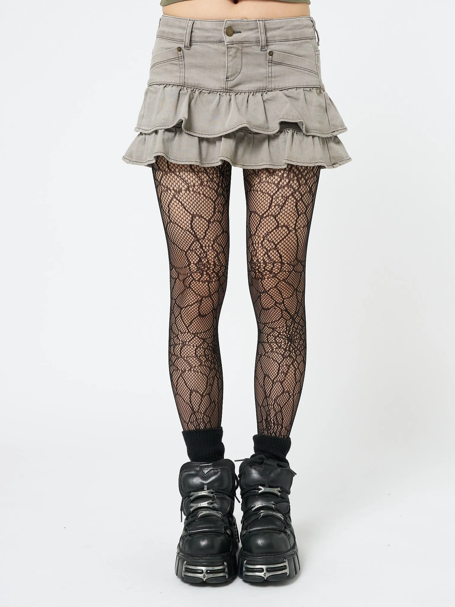 Black Forest Web Patterned Tights