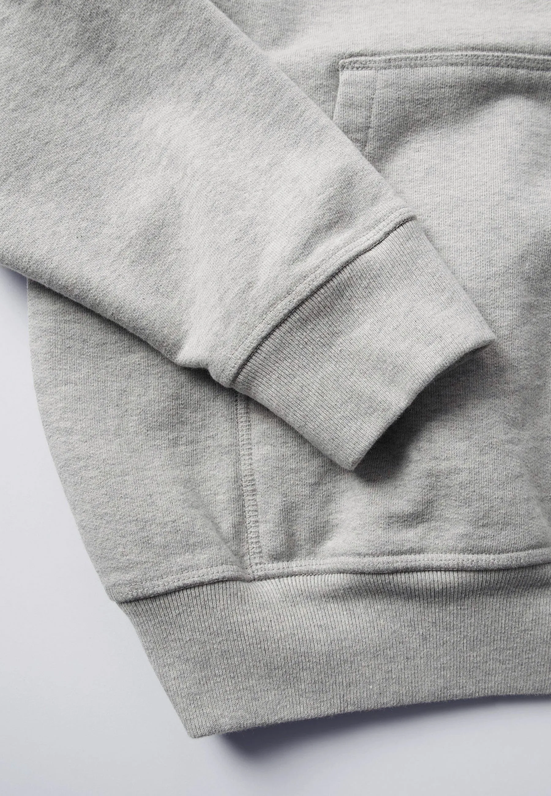 Blob Logo Hoodie - Heather Grey