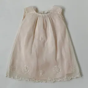 Bonpoint Pale Pink Silk And Tulle Dress: 2 Years