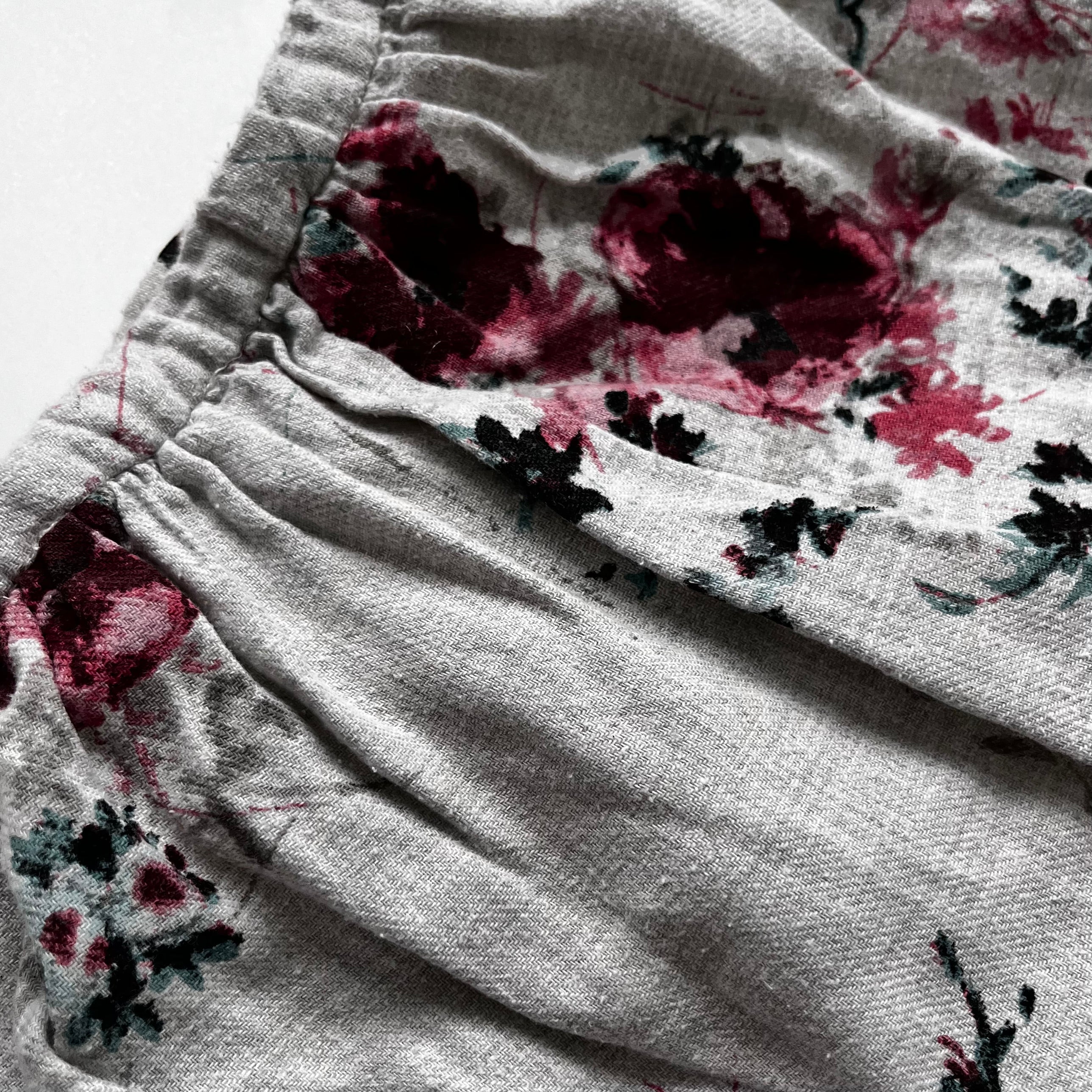 Bonpoint Rose Print Brushed Cotton Skirt: 12 Years