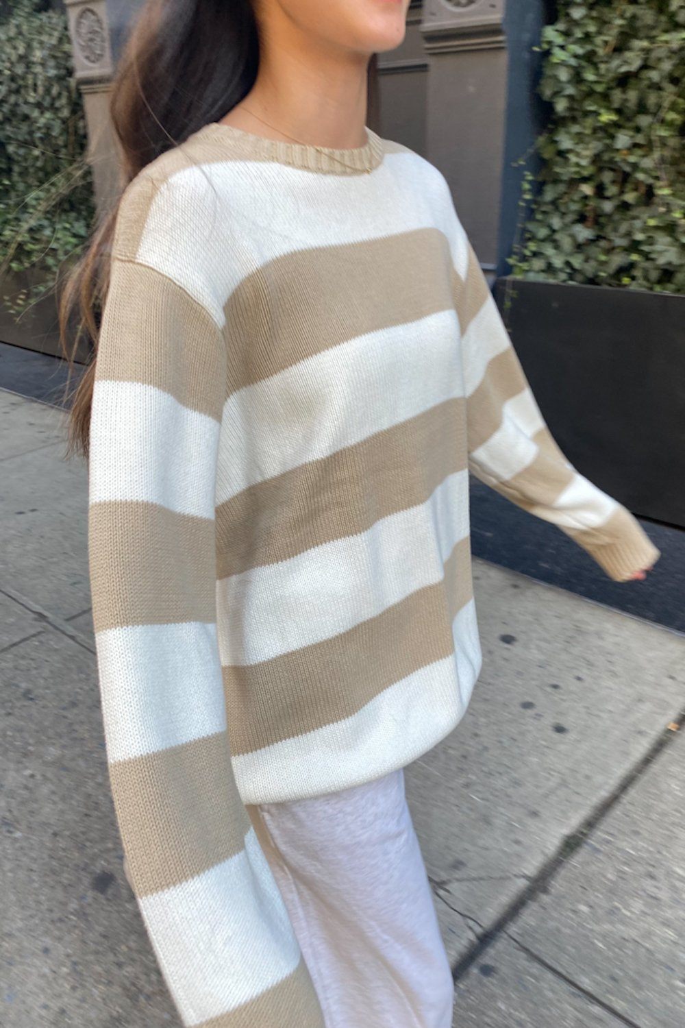 Brianna Cotton Thick Stripe Sweater