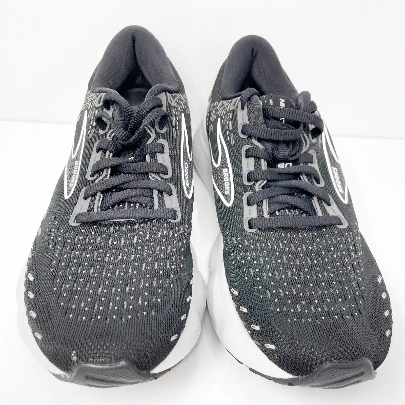 Brooks Womens Glycerin 20 1203691B059 Black Running Shoes Sneakers Size 6.5 B