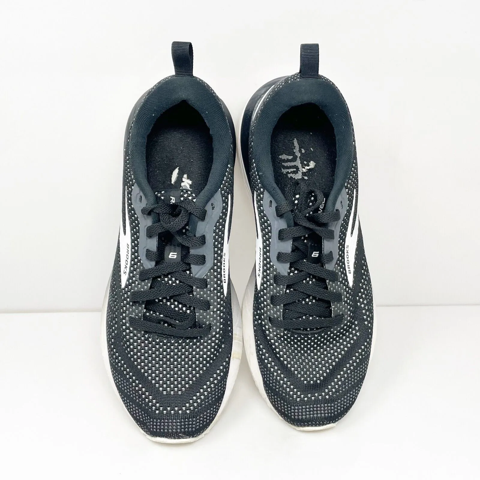 Brooks Womens Revel 6 1203861B012 Black Running Shoes Sneakers Size 8.5 B