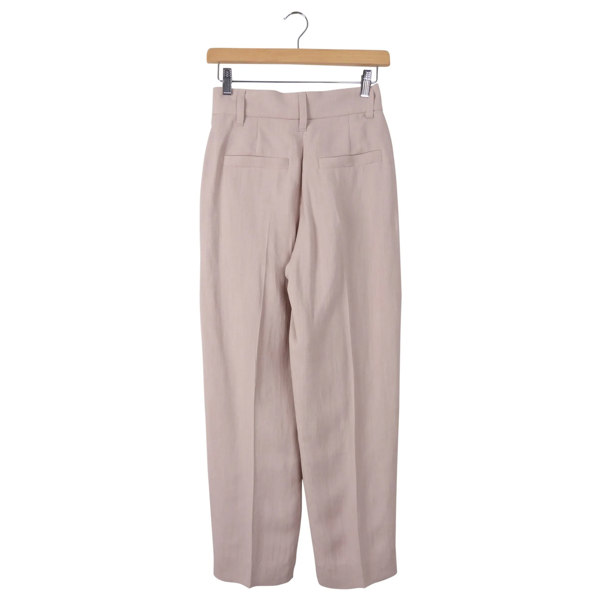 Brunello Cucinelli Light Shell Pink Linen Pants - IT36 / FR32 / USA0