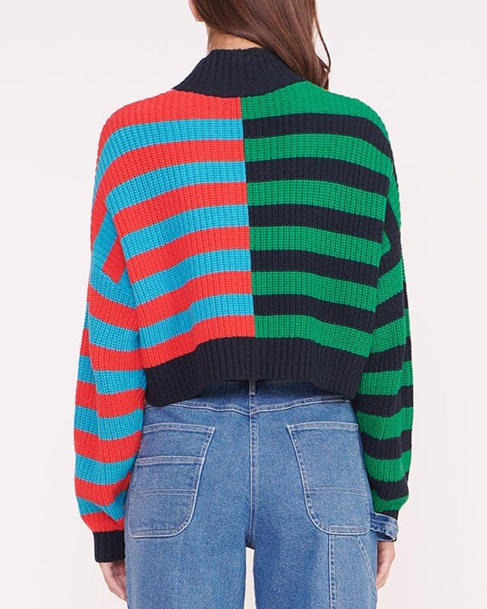 Cabana Stripe Cropped Hampton Sweater