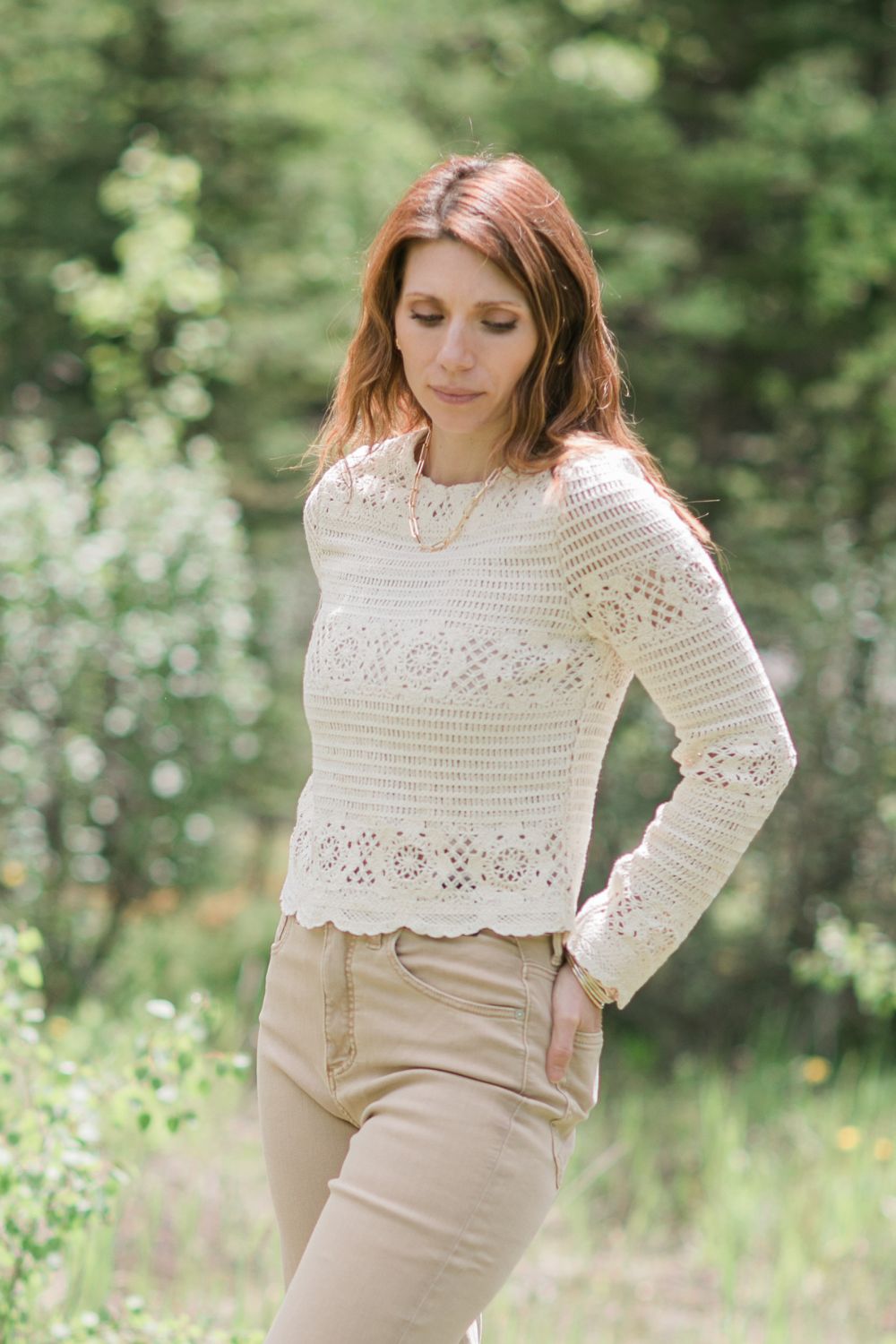 Celle Crochet Top