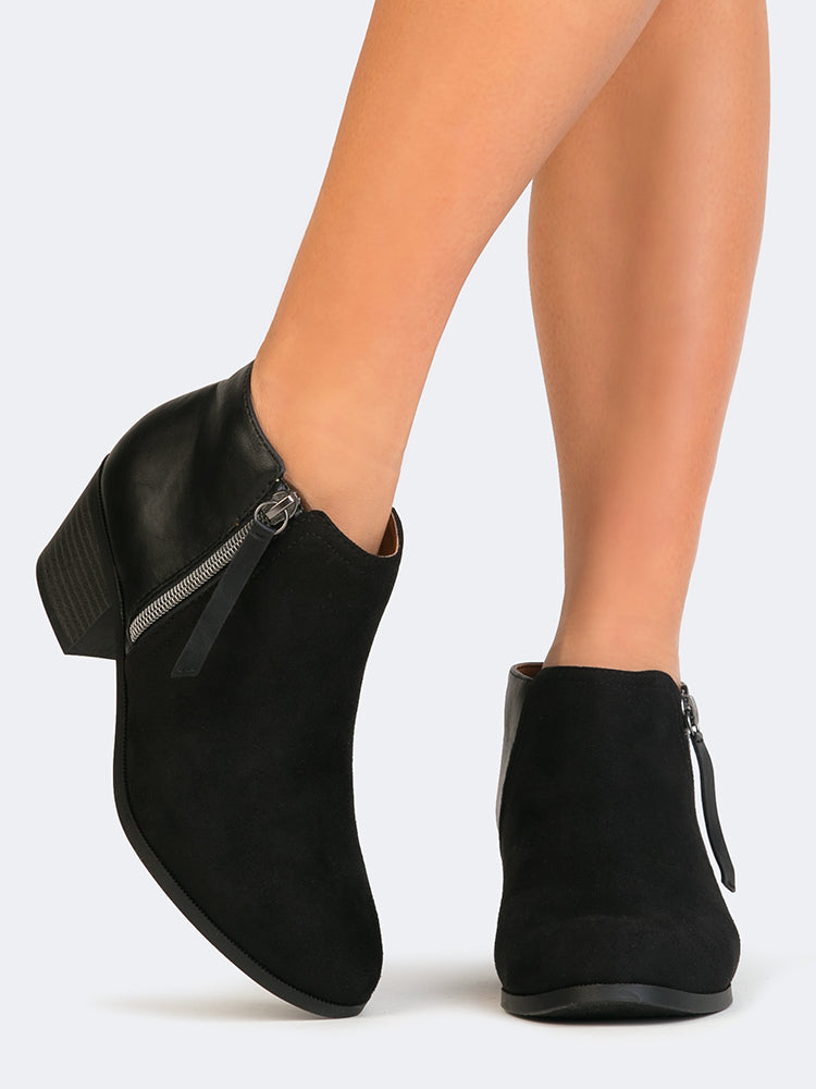 Closed Toe Casual Bootie