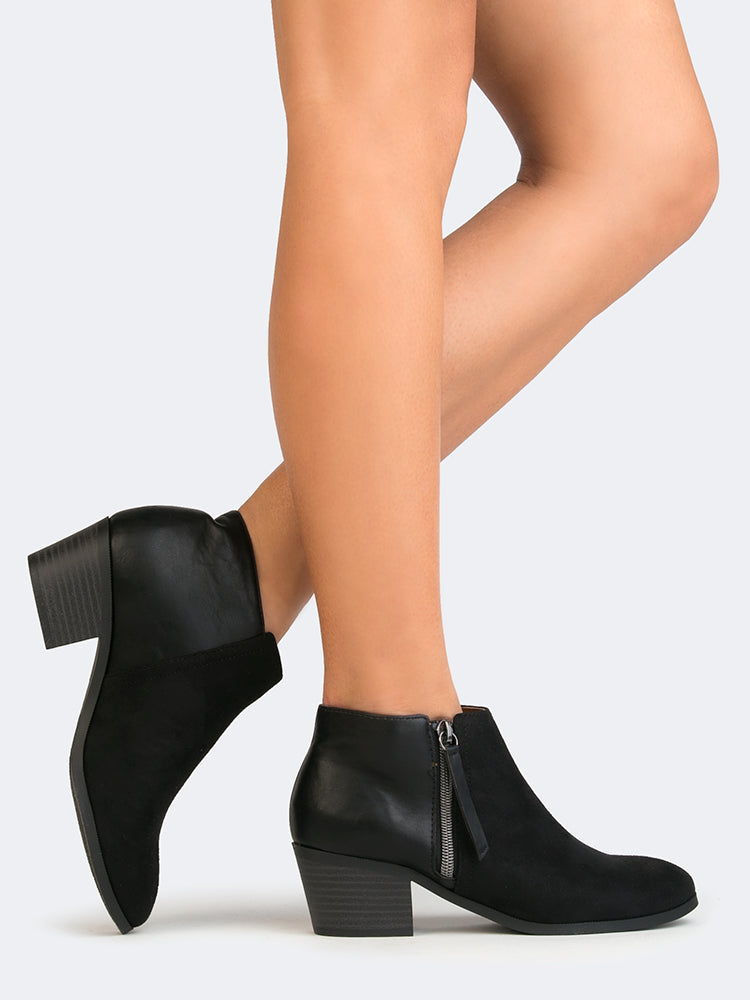 Closed Toe Casual Bootie