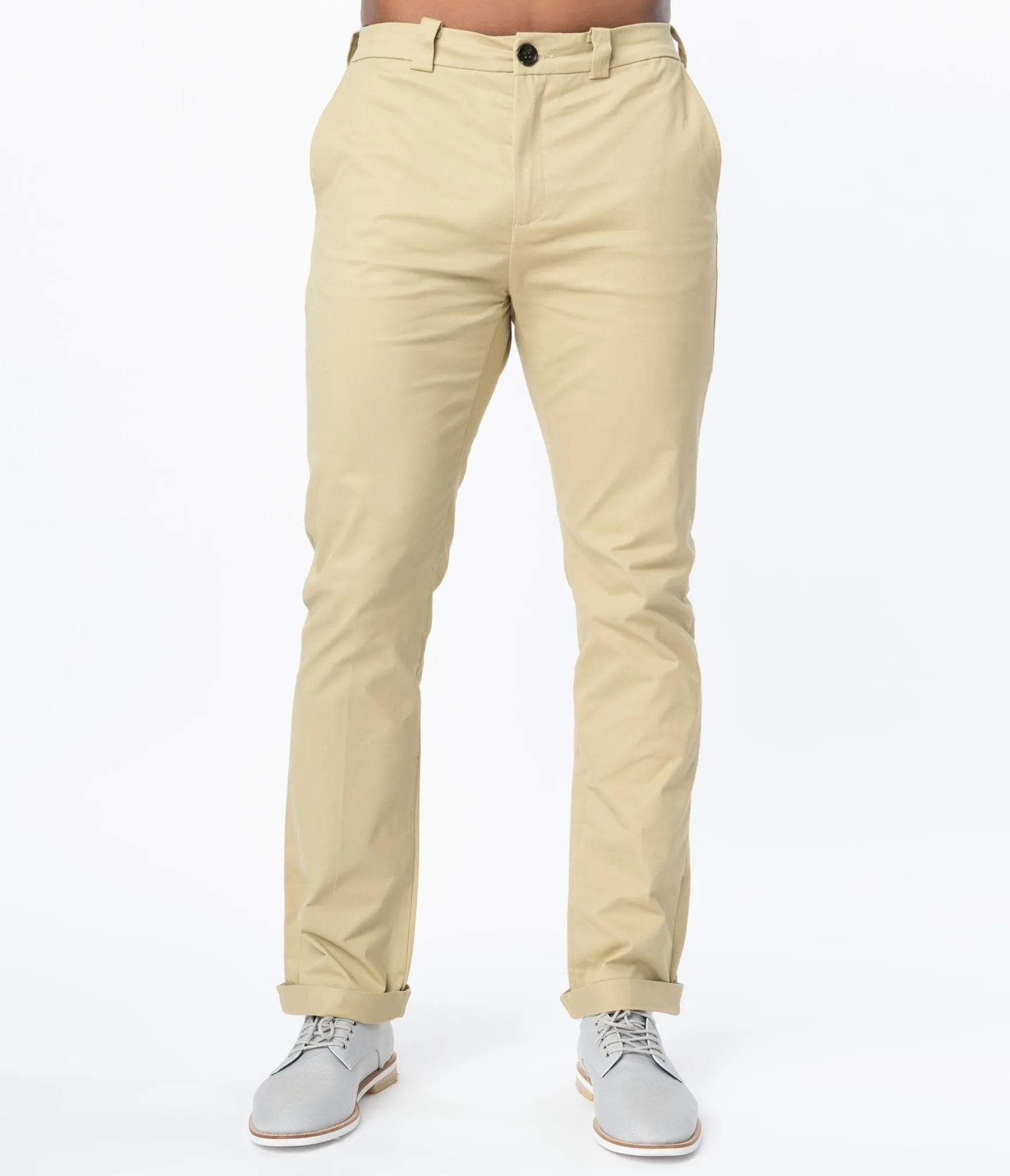 Collectif 1940s Khaki Chino Andy Mens Pants