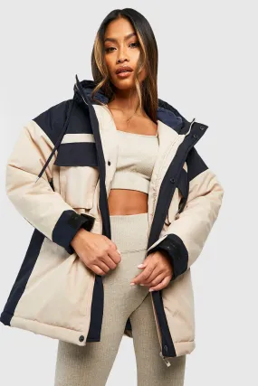 Colorblock Parka