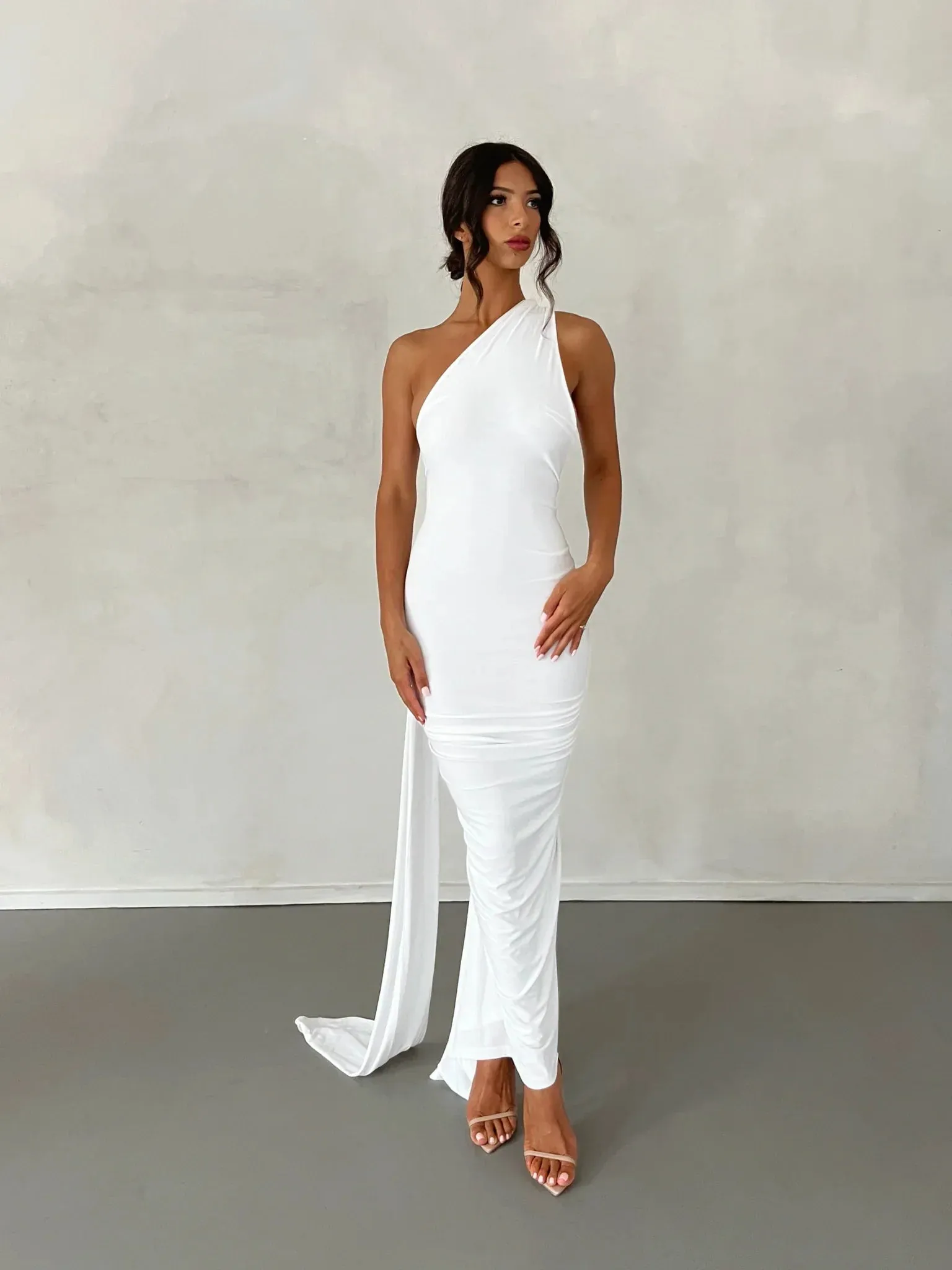 Constantina Gown - White