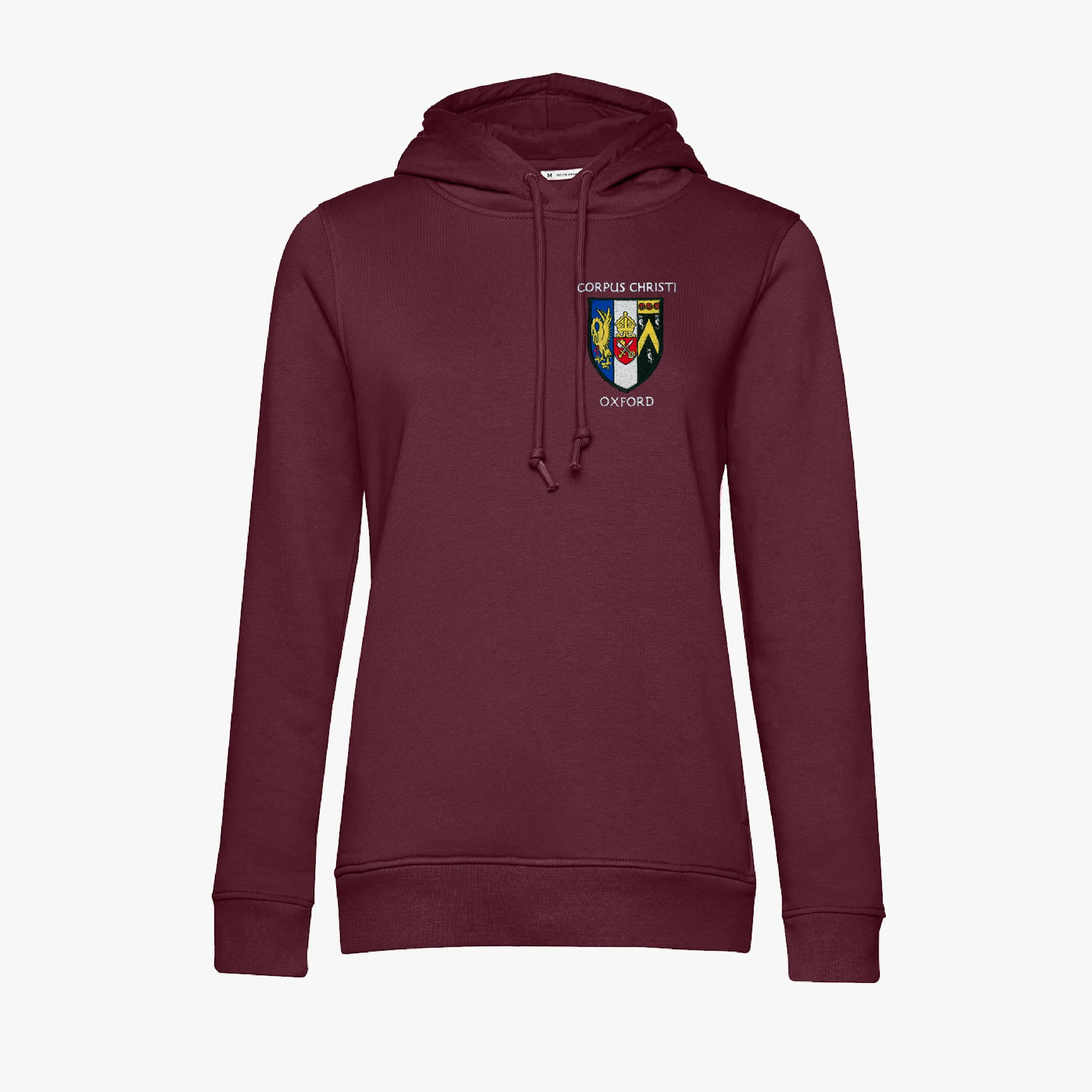 Corpus Christi College Ladies Organic Embroidered Hoodie