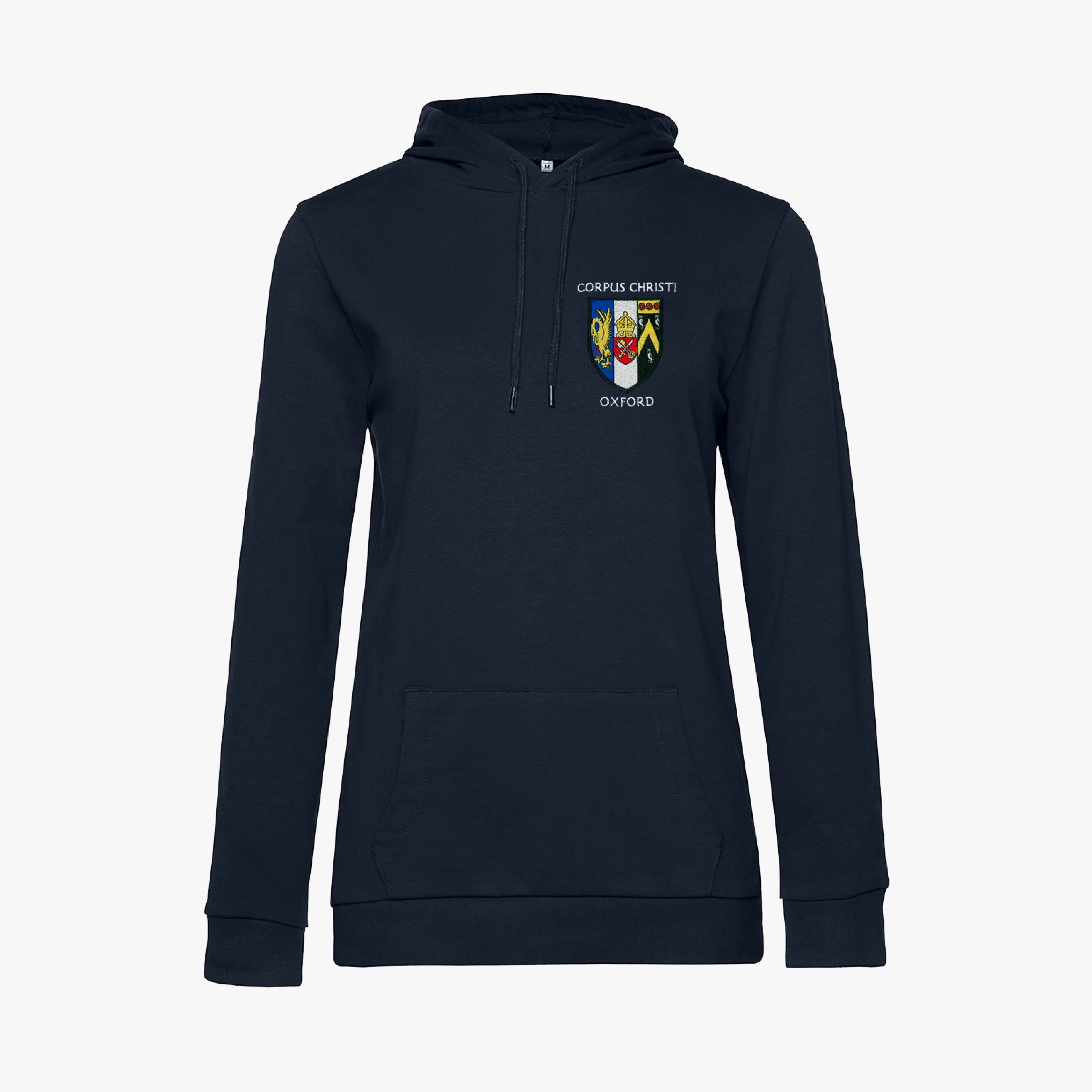 Corpus Christi College Ladies Organic Embroidered Hoodie