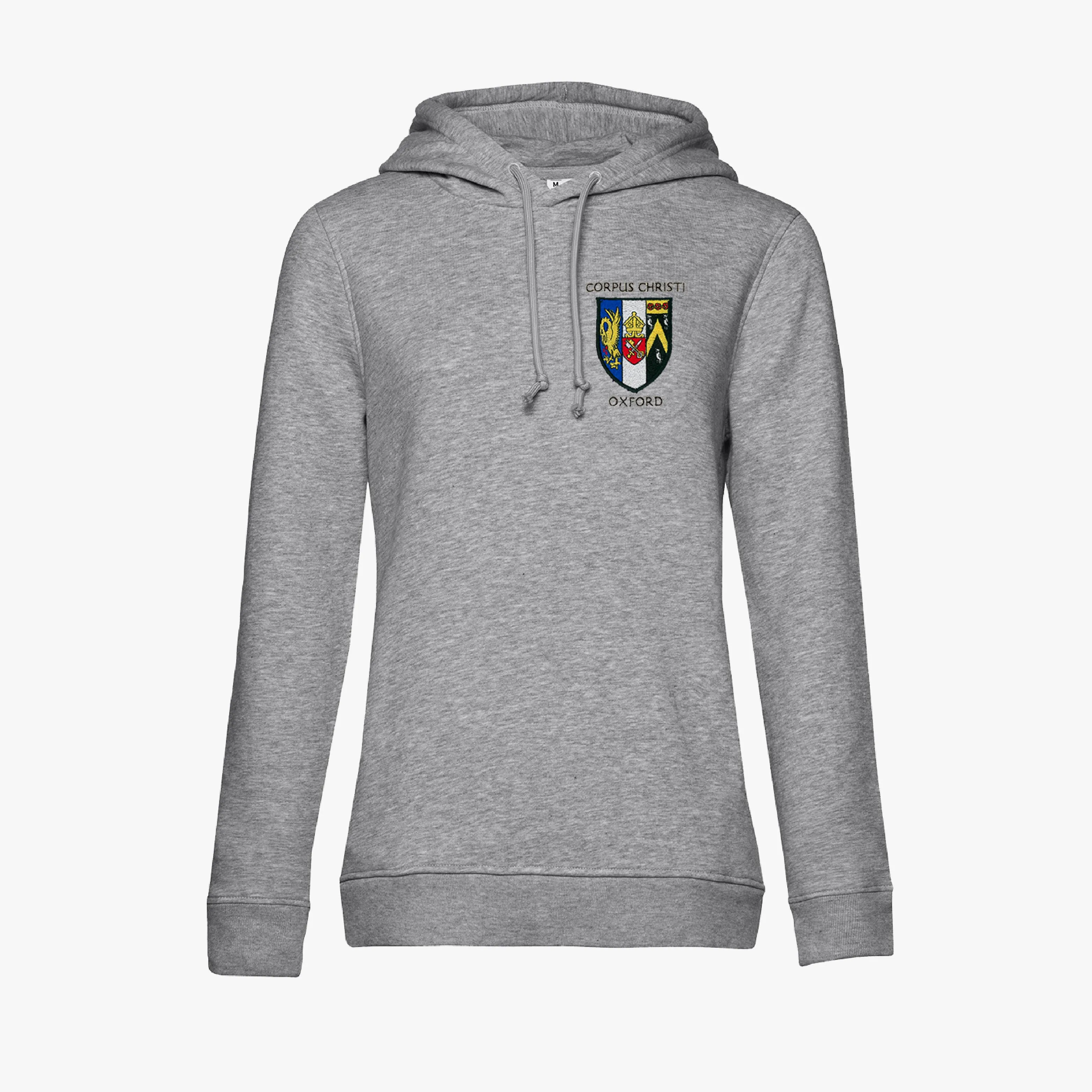 Corpus Christi College Ladies Organic Embroidered Hoodie