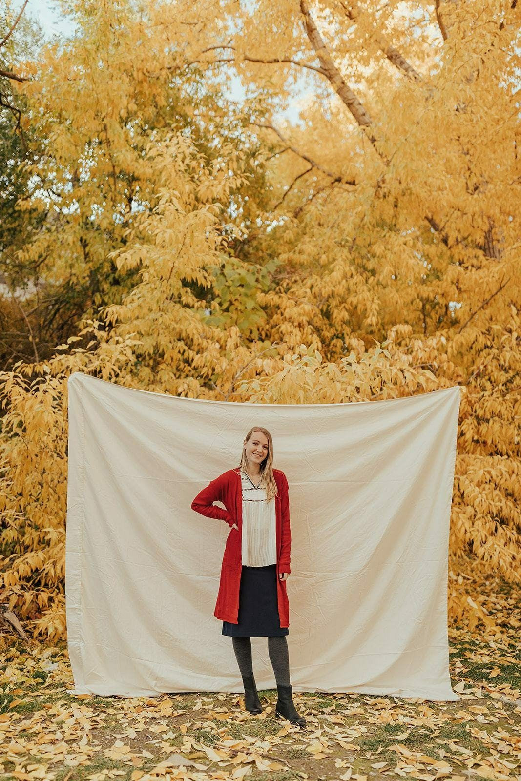 Cynthia Pocket Fit Cardigan Garnet