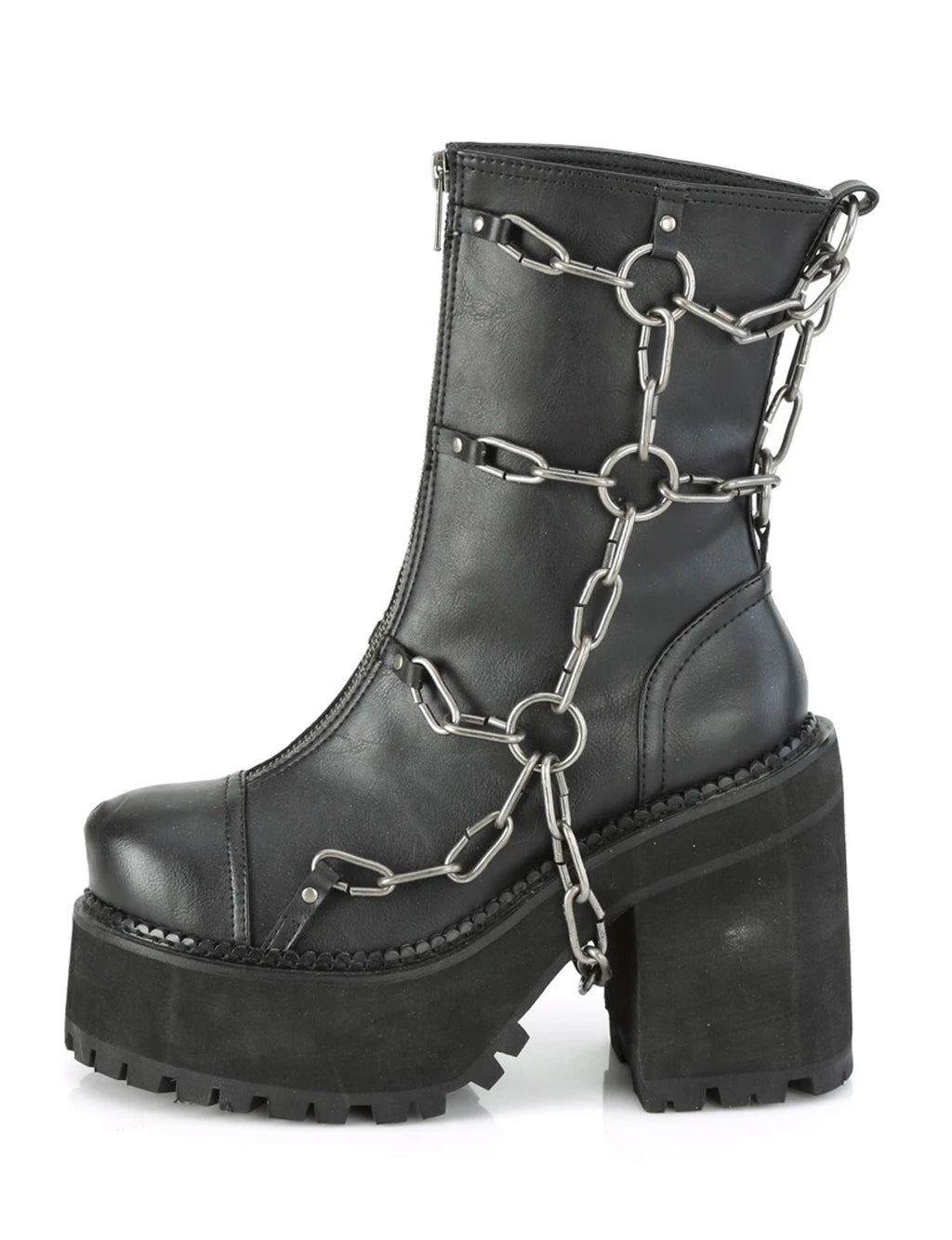 DEMONIA ASSAULT 66 PLATFORM BOOTS