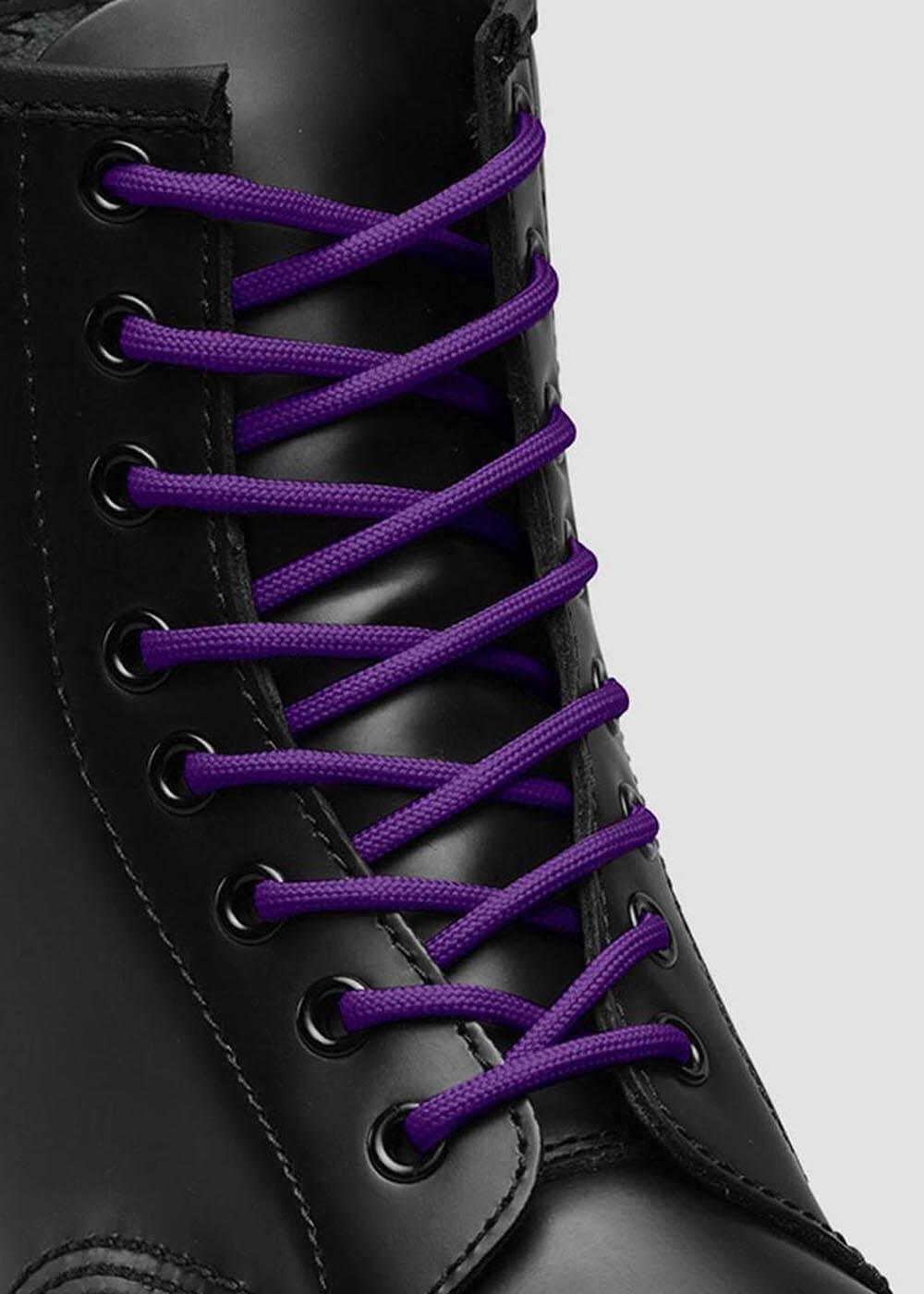 Dr. Martens Round Laces 8 Eyes Purple