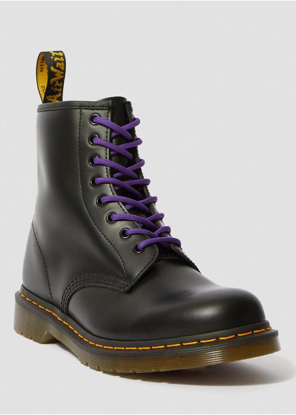 Dr. Martens Round Laces 8 Eyes Purple