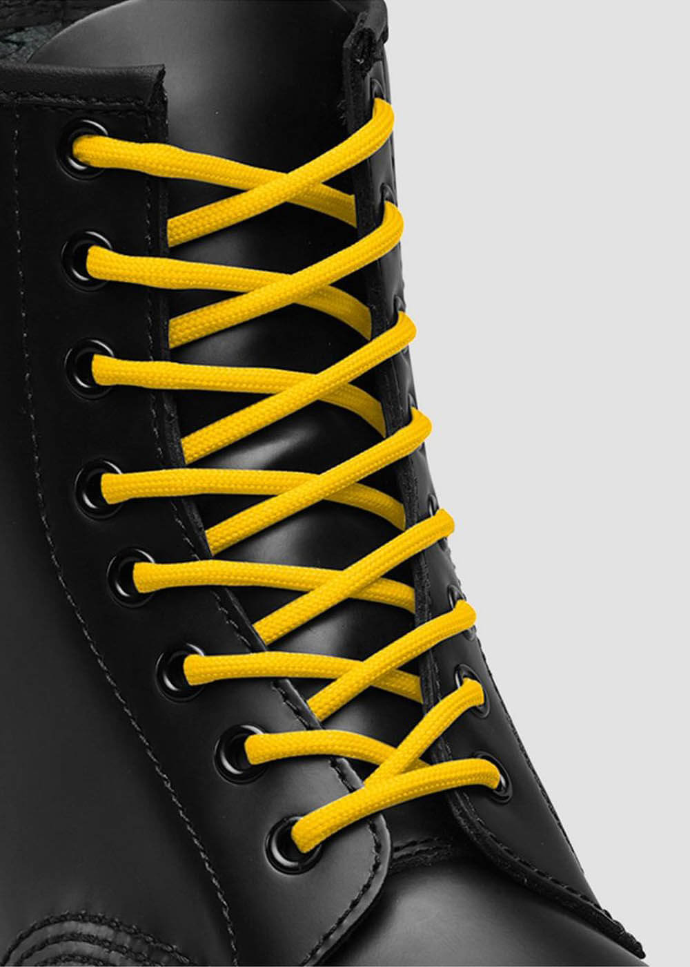 Dr. Martens Round Laces 8 Eyes Yellow