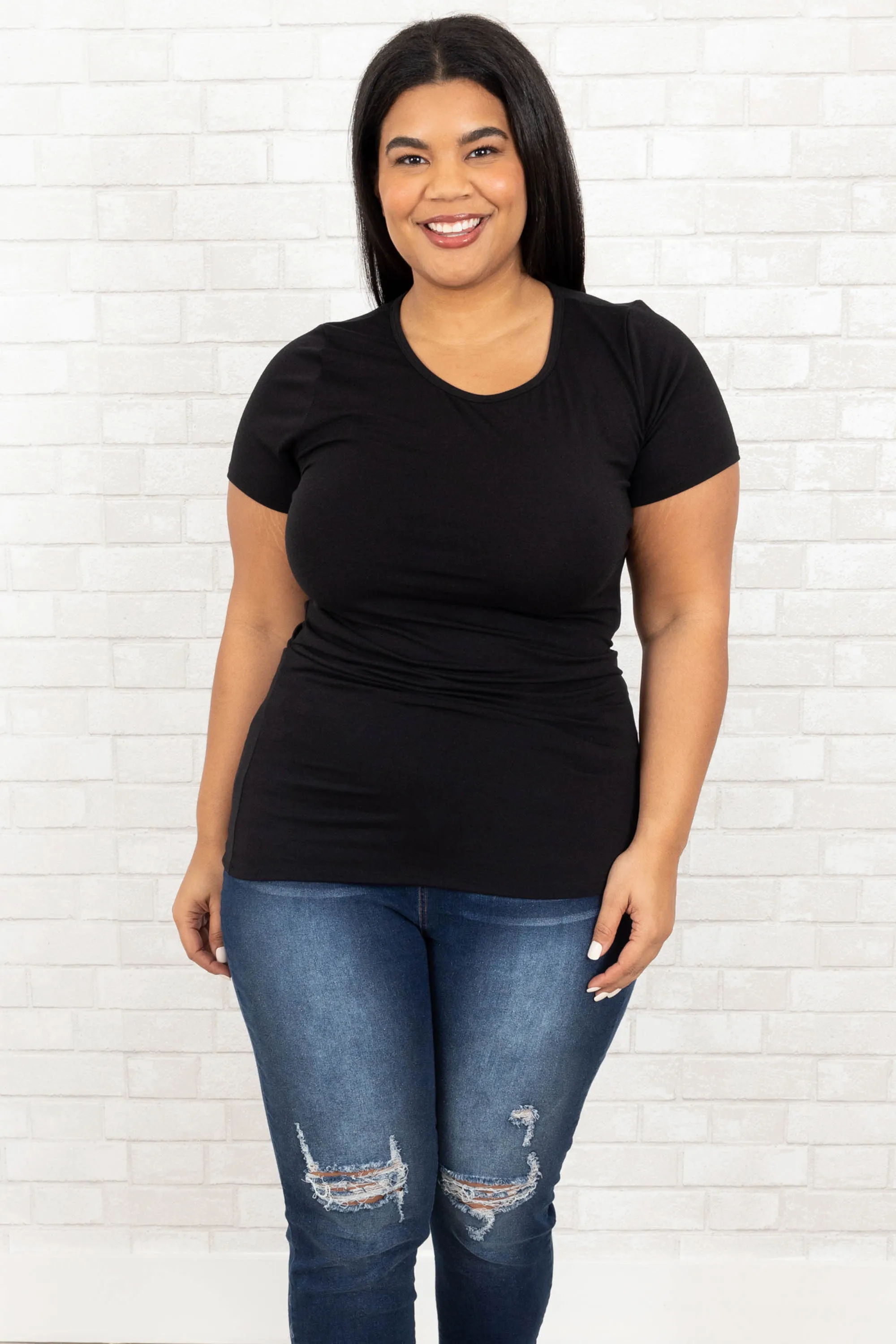 Everyday Is A Good Day Top, Black