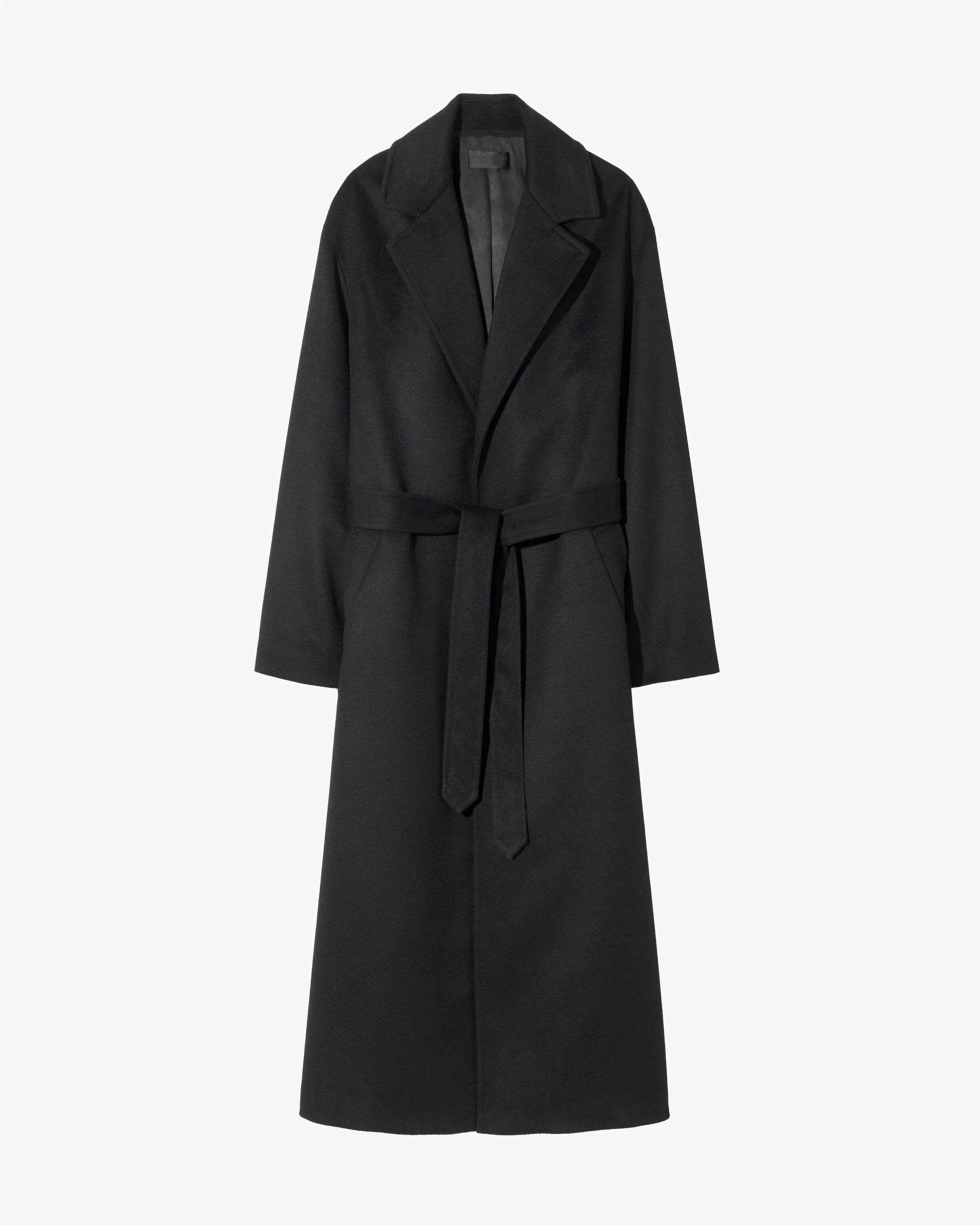 Fabien Wrap Coat - Black