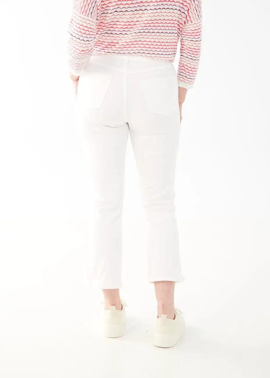 FDJ White Olivia Boot Crop Pants - 2441511